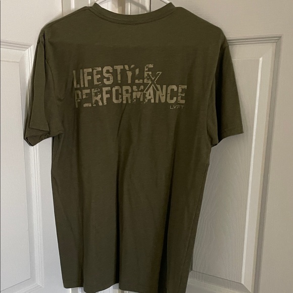 Olive Green LVFT Graphic T-Shirt - Picture 4 of 5